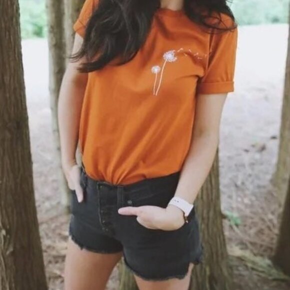 Wish You Were Northwest Wish Orange Short Sleeve Tee - Picture 6 of 6